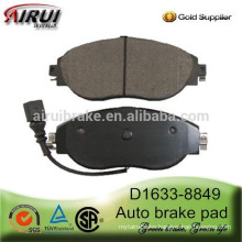 D1633-8849 semi-metallic and ceramic front brake pad for A3 S3 LEON OCTAVIA ALHAMBRA